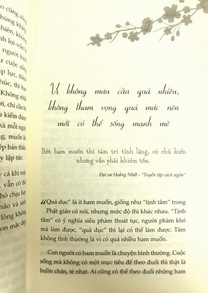 Một trang nội dung từ quyển sách Nóng giận là bản năng, tĩnh lặng là bản lĩnh