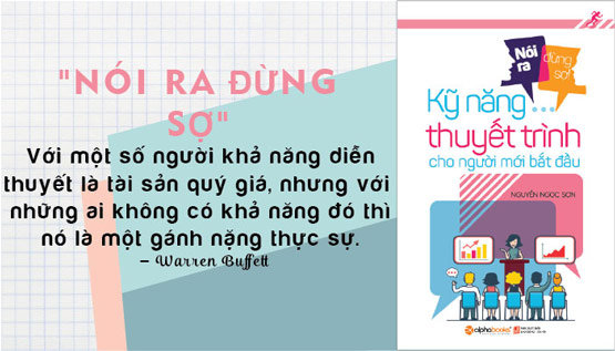 Nói ra đừng sợ - Phong cách diễn thuyết