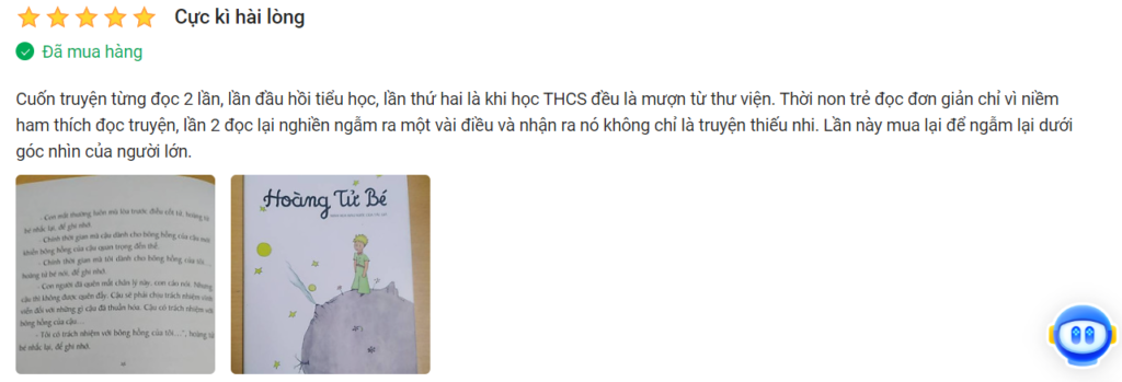 Review Hoàng Tử Bé 2